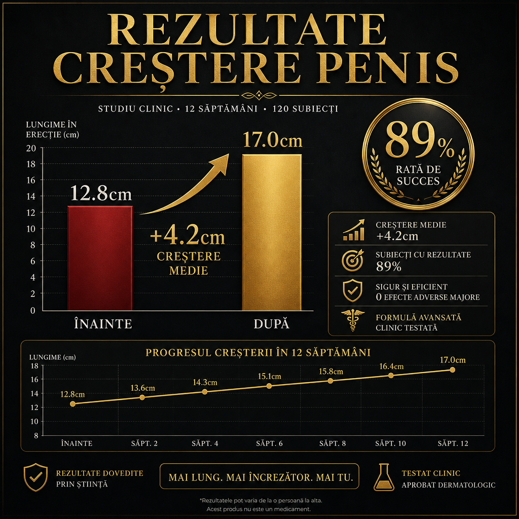 Creștere medie de 4.2 cm